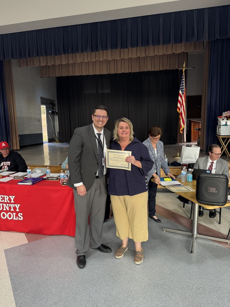 Recognition of Mrs. Gretchen BN.C. Agriculture Teachers Association Northwest Regional Teacher of the Year
