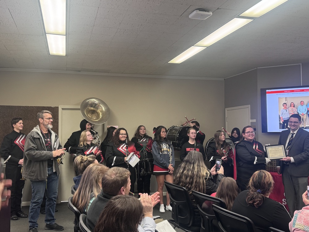 ACHS Band Recognized 