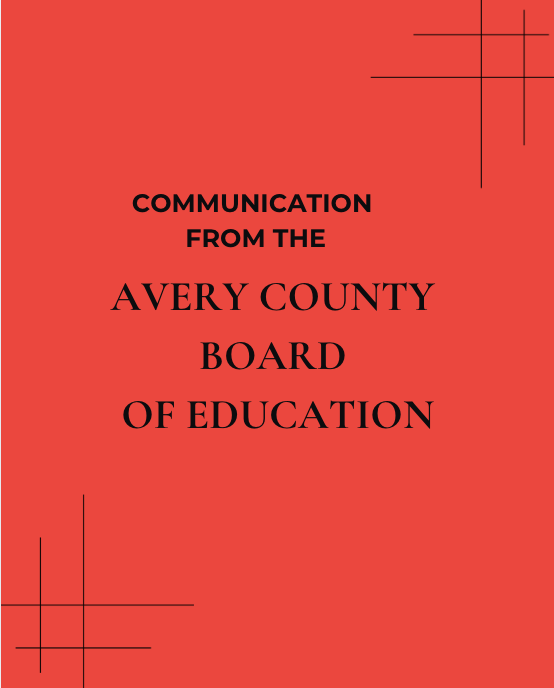 Message from the Avery County Schools