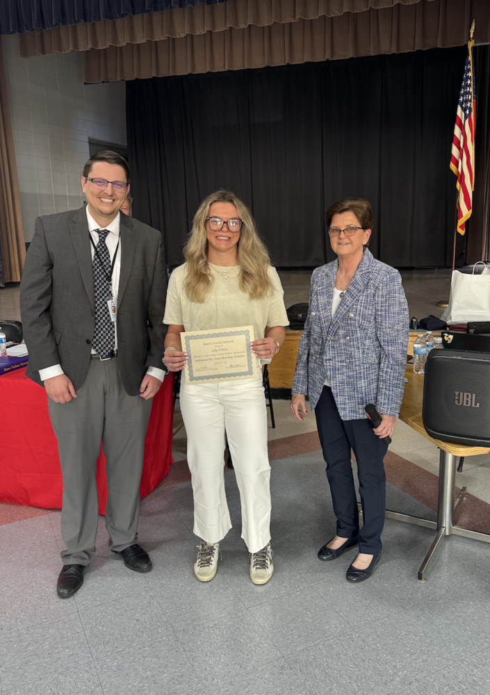 Avery County’s First Female Wrestling State Champion Recognized by Board of Education
