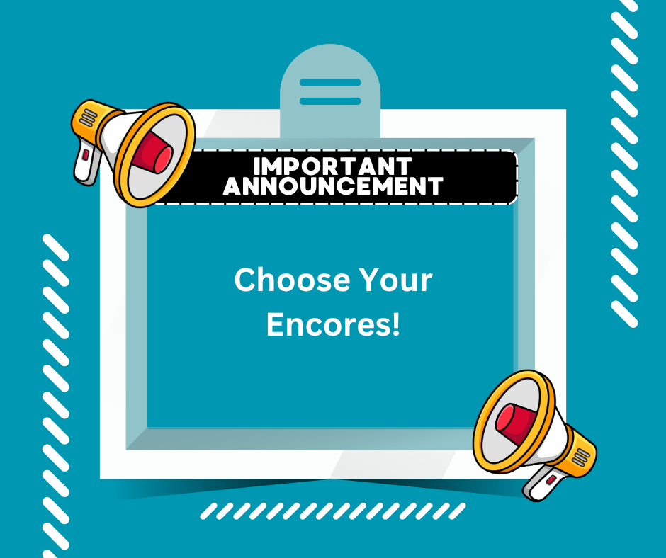 Select your encore classes for the fall using the grade level form: