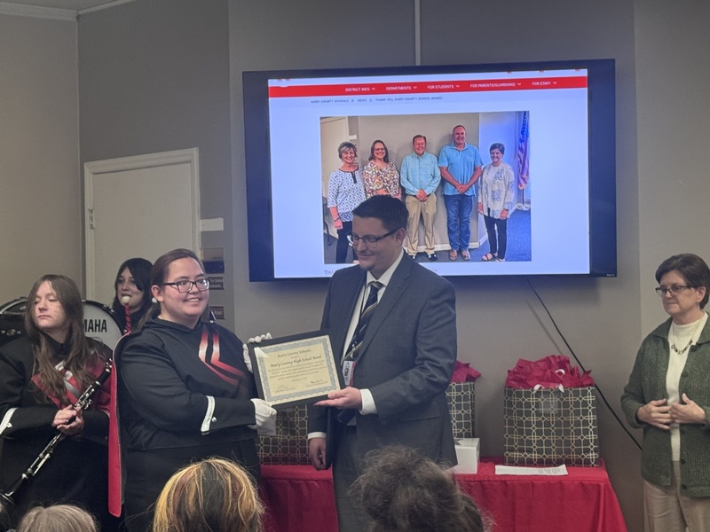 ACHS Band Recognized 