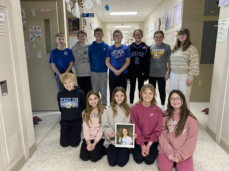 Grade 6 Honor Students 