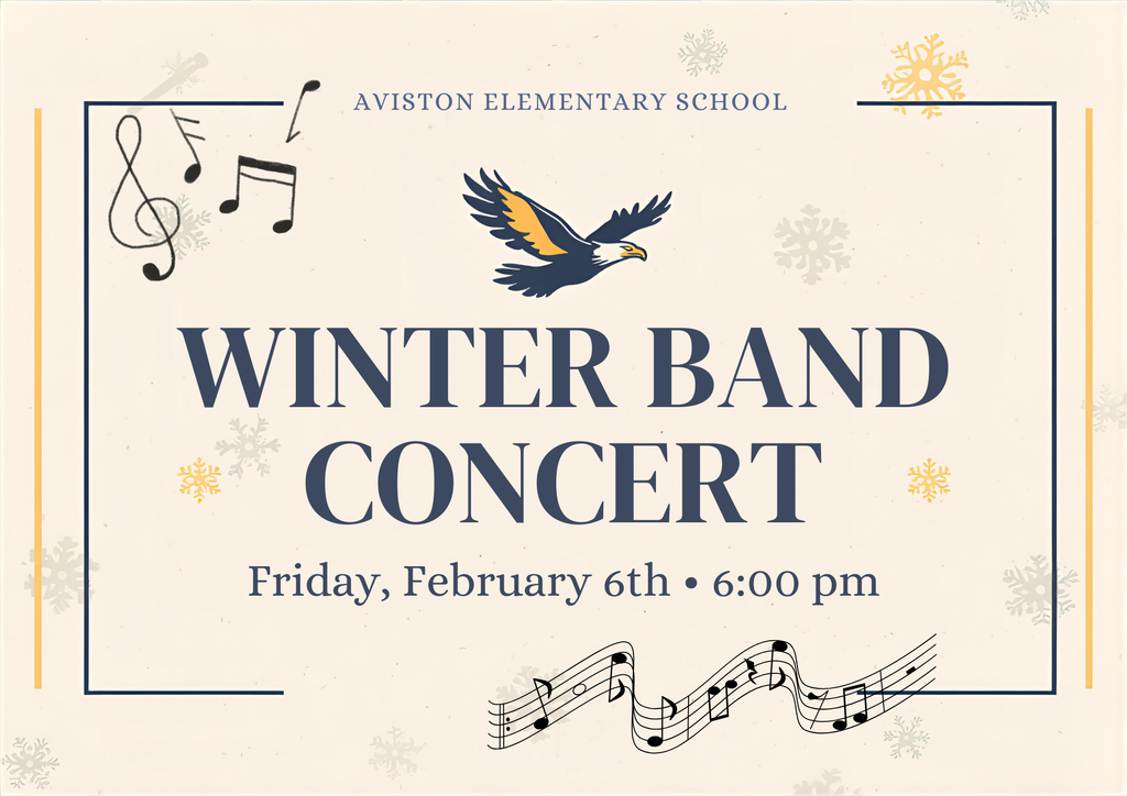 Winter Band Concert Flyer
