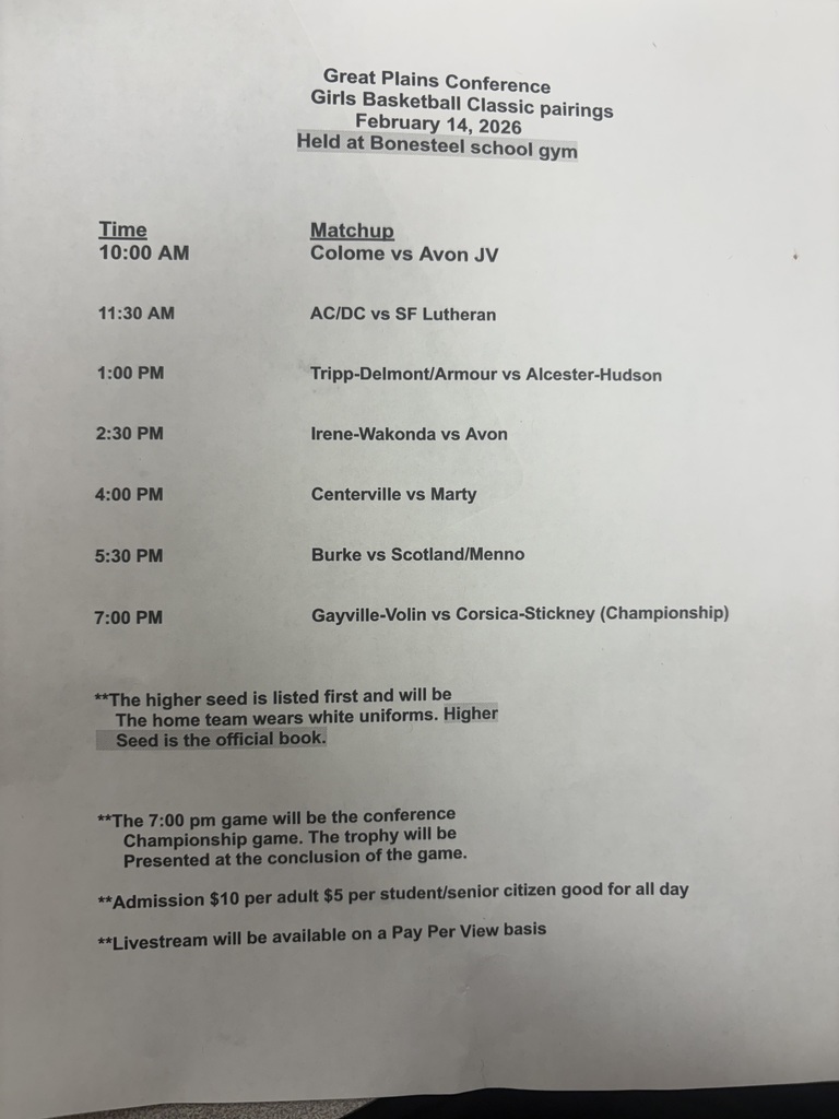 GPC Schedule