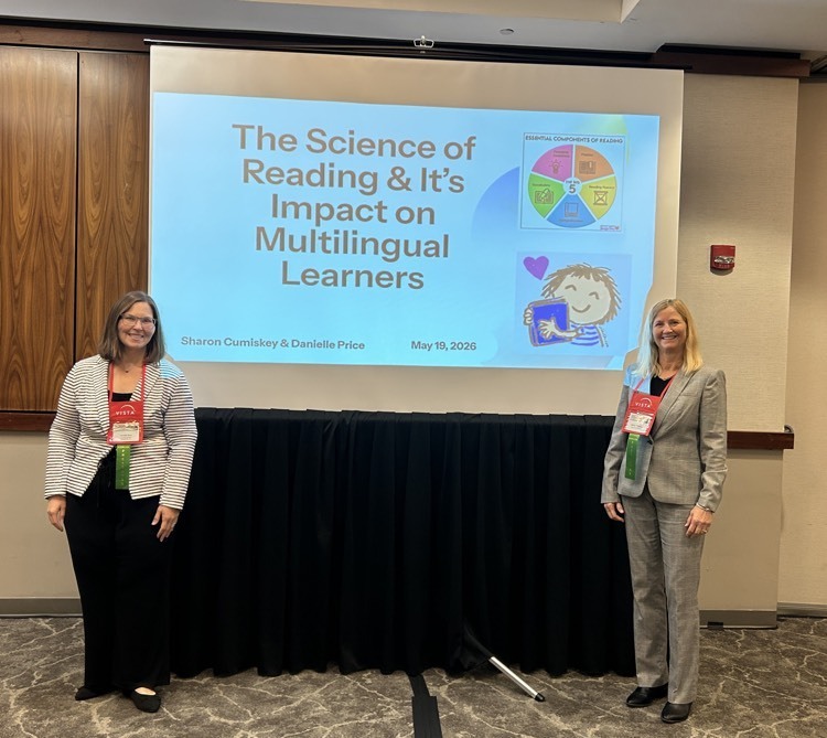 teachers presenting at conference