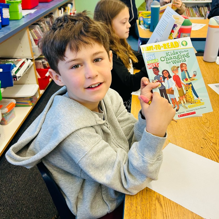 student with book
