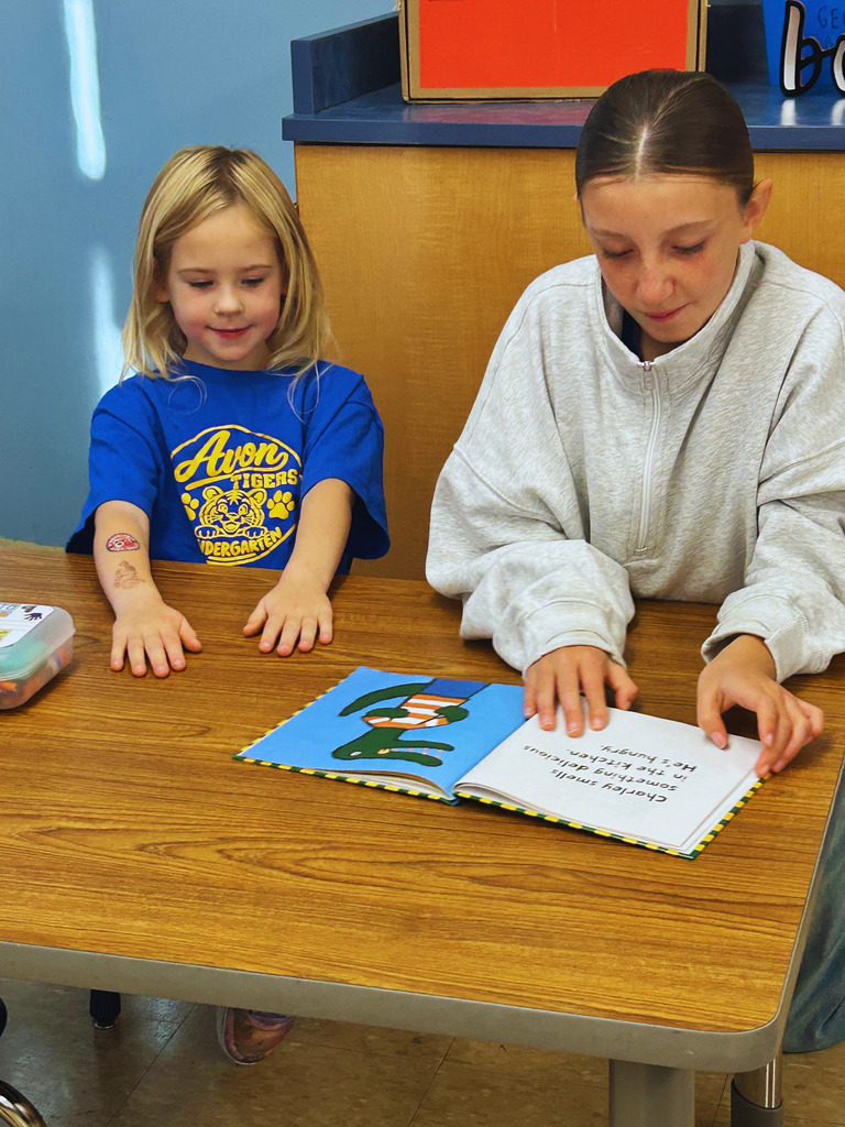 Two students reading