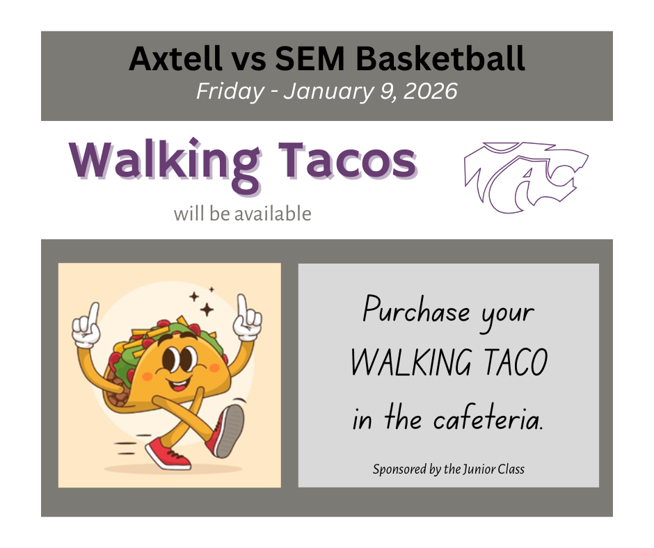 Walking Tacos available during the SEM game on Friday.