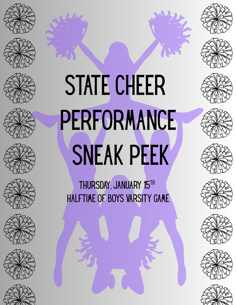 State Cheer Performance Sneak Peek