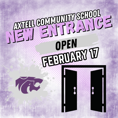 New main entrance February 17