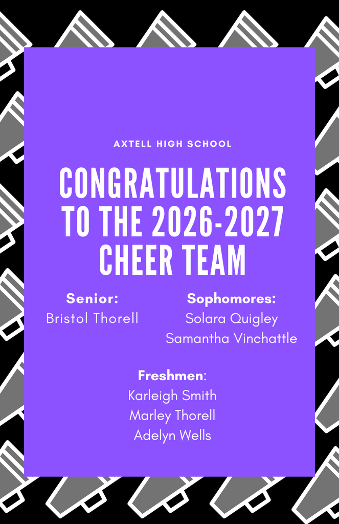 cheer team announcement