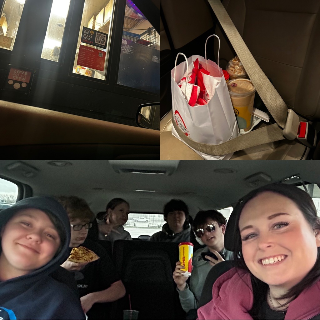 The early morning departure called for Scooters and Casey's