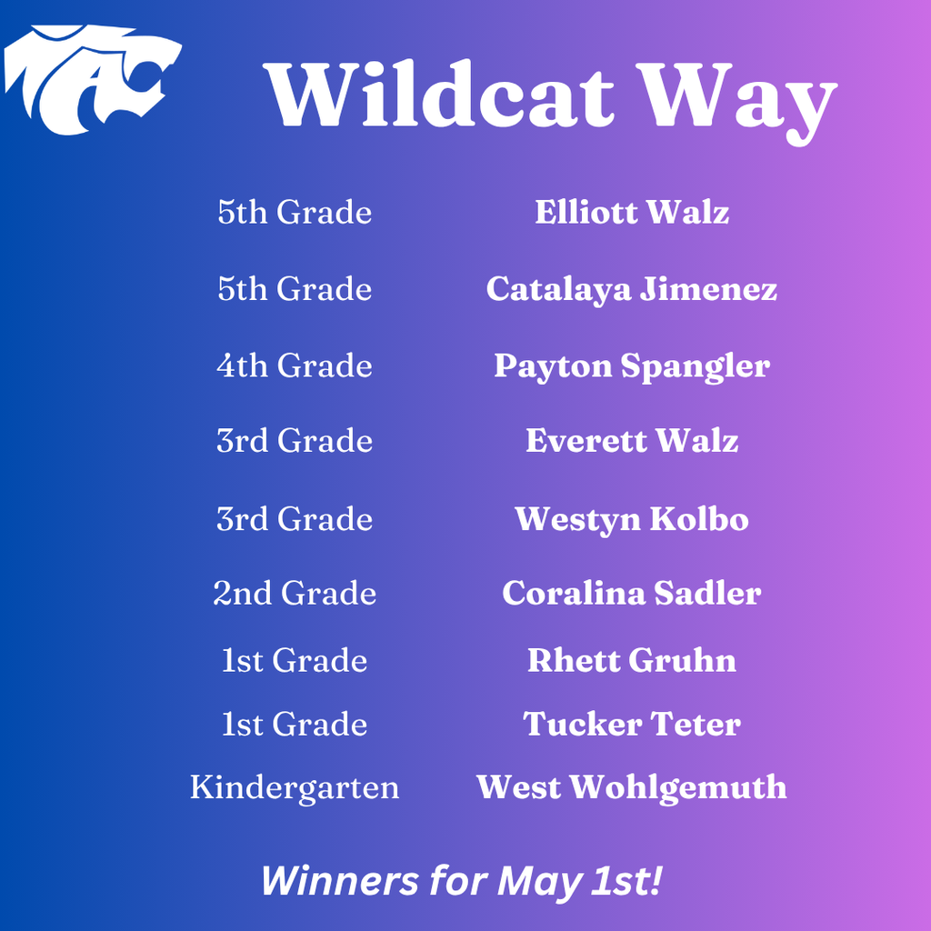 wildcat week winners