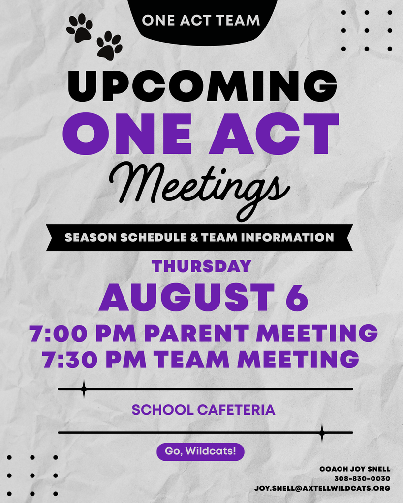 One Act Team Meetings