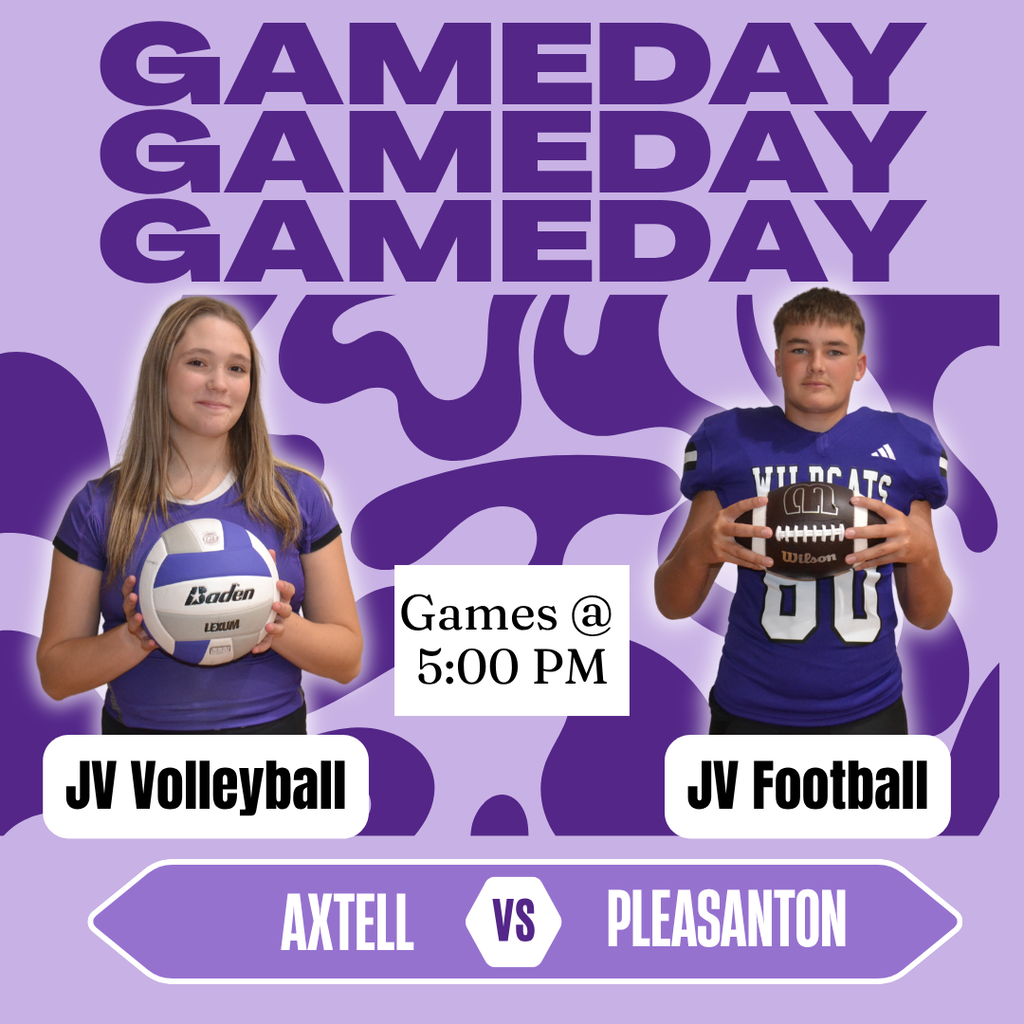 volleyball and football games at 5pm