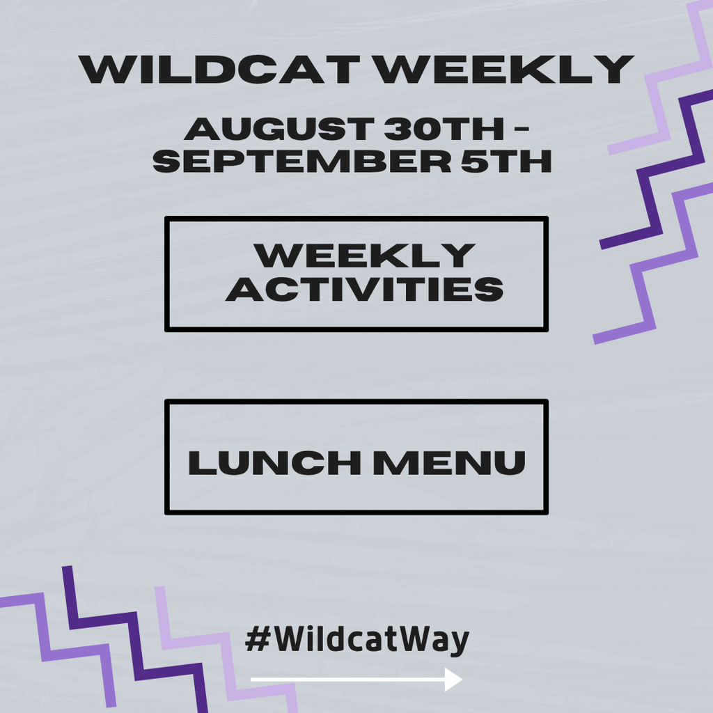 This weeks weekly wildcat 8/31-9/5