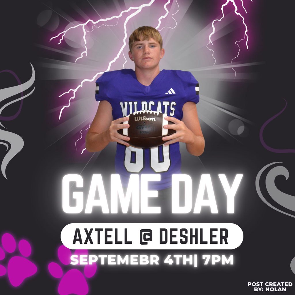 Game day axtell @ deshler Friday sep 4th 7pm