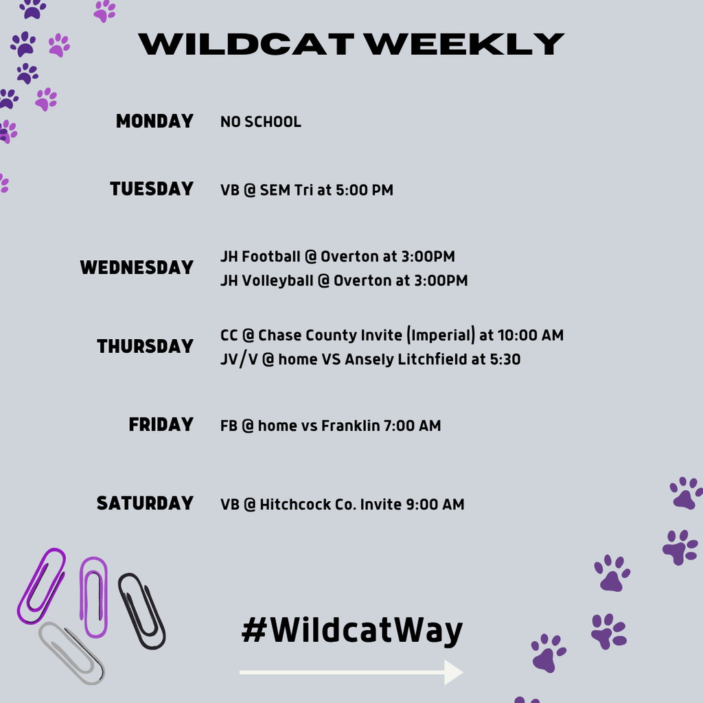 Weekly Activites