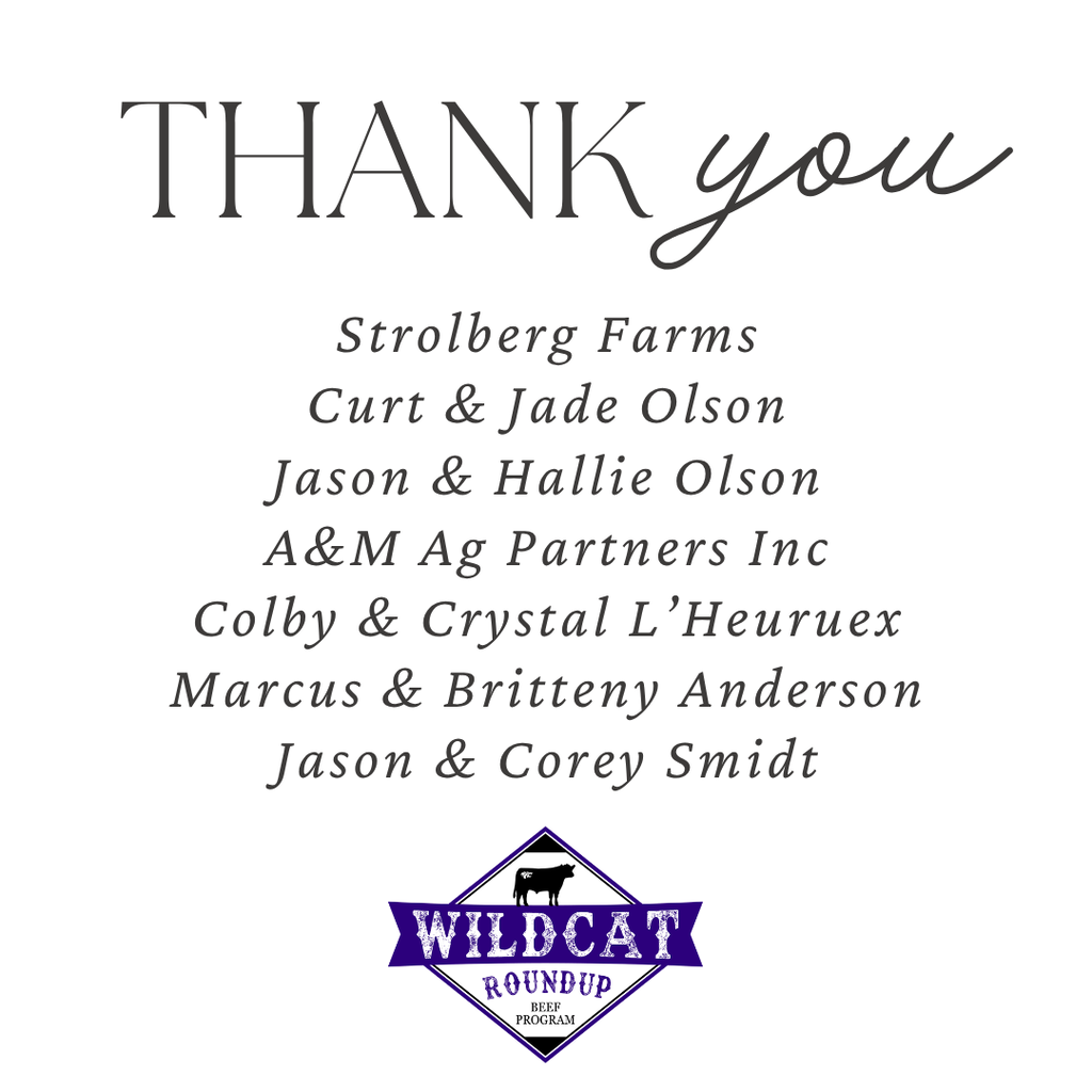 Thank You Wildcat Roundup Donors