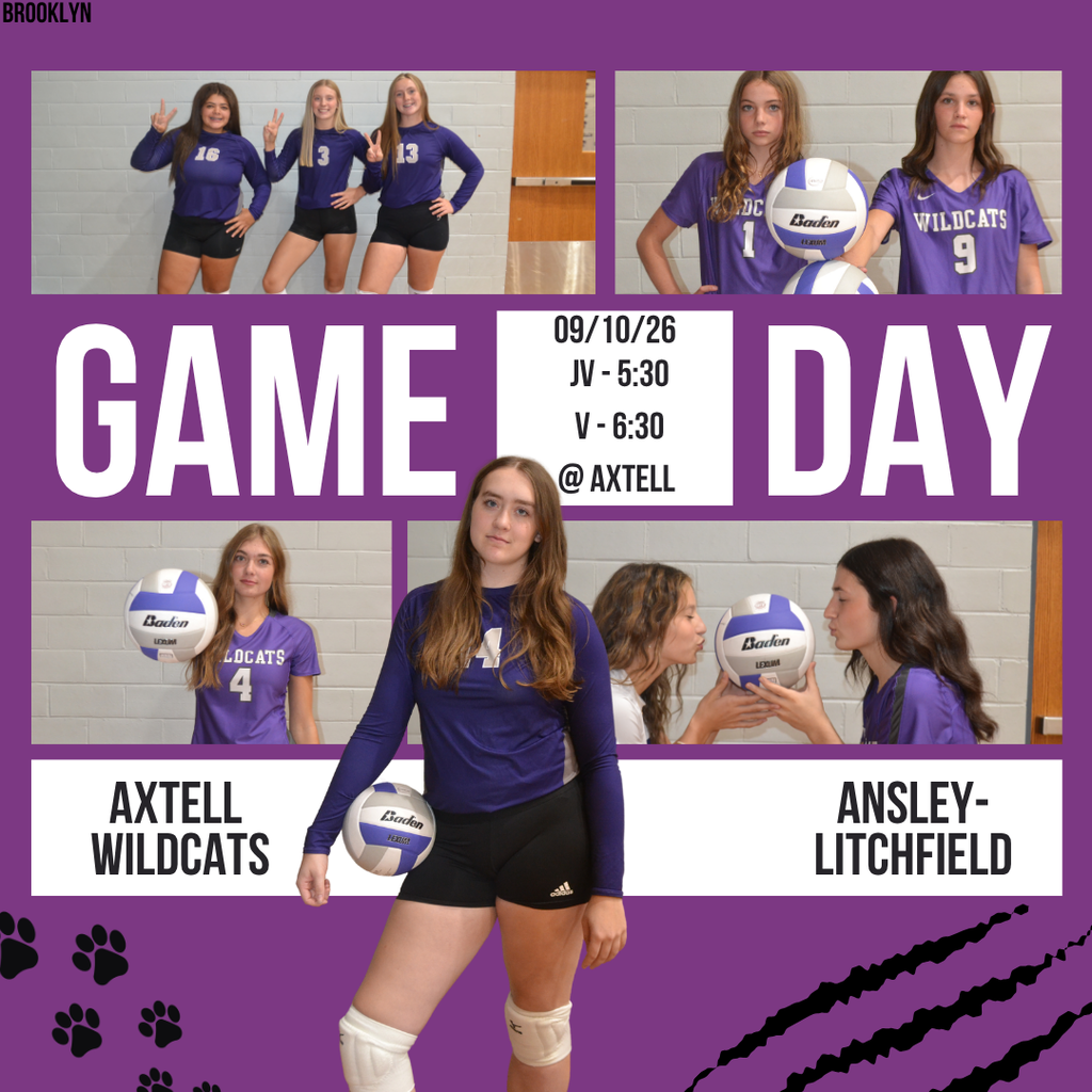 9/10/26 - Axtell volleyball at home vs Ansley-Litchfield