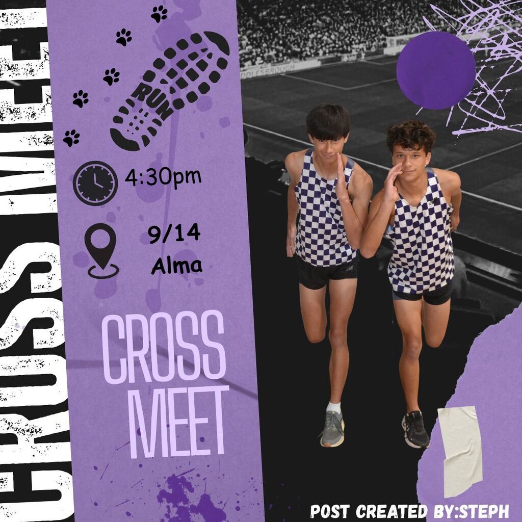 Cross Meet in Alma starting at 4:30