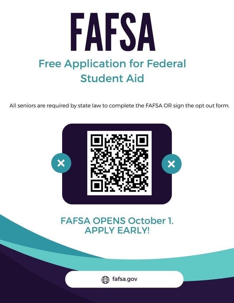 QR code to link to FAFSA
