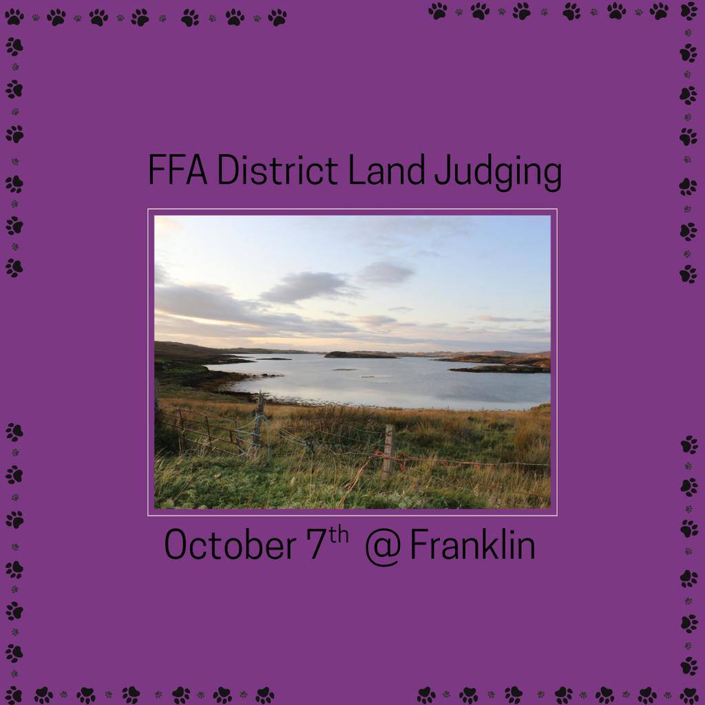 FFA Land judging at franklin