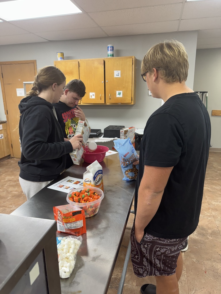 mixing trail mix