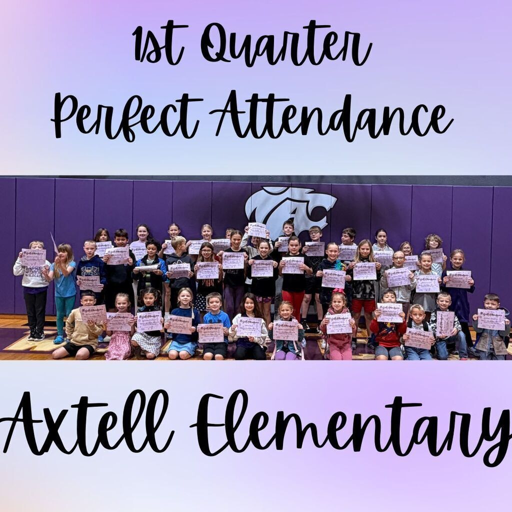 elementary students with perfect attendance