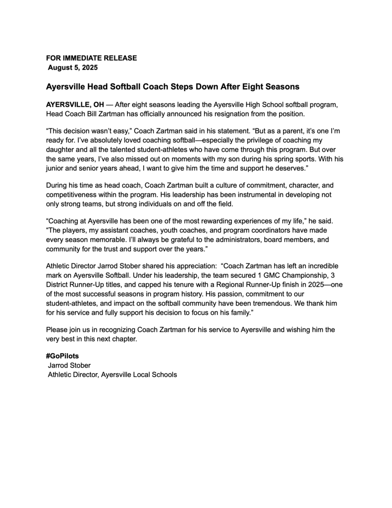 BZ Press Release