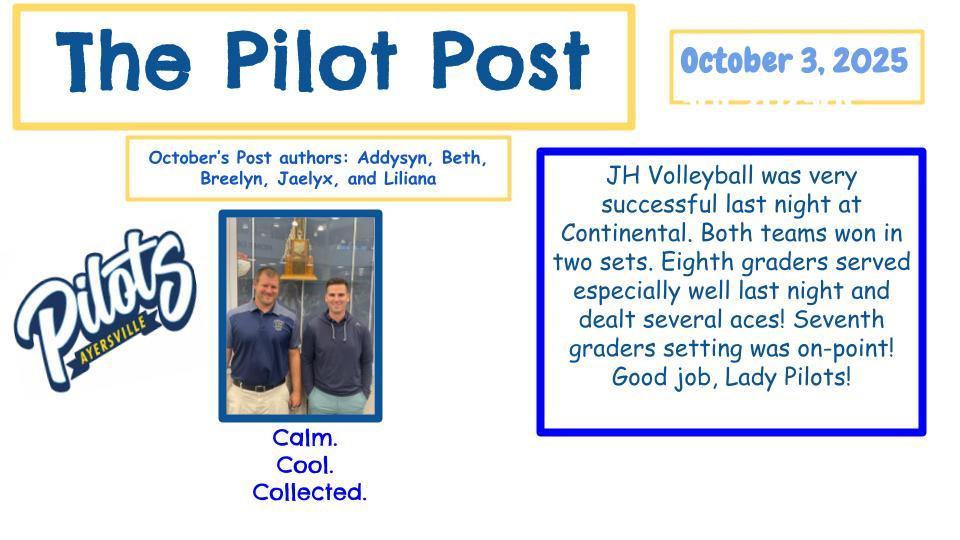 The Pilot post
