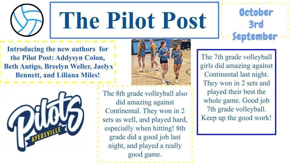 The Pilot post