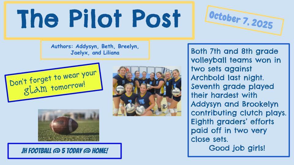 The Pilot post