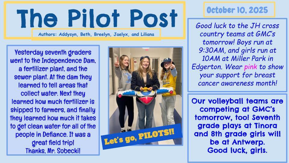 The Pilot post