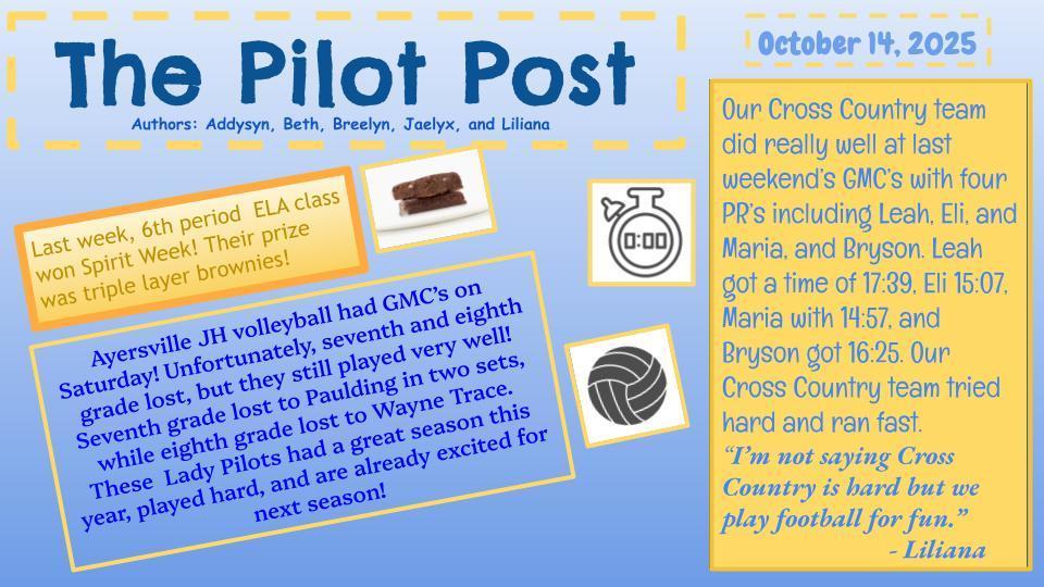 The Pilot post