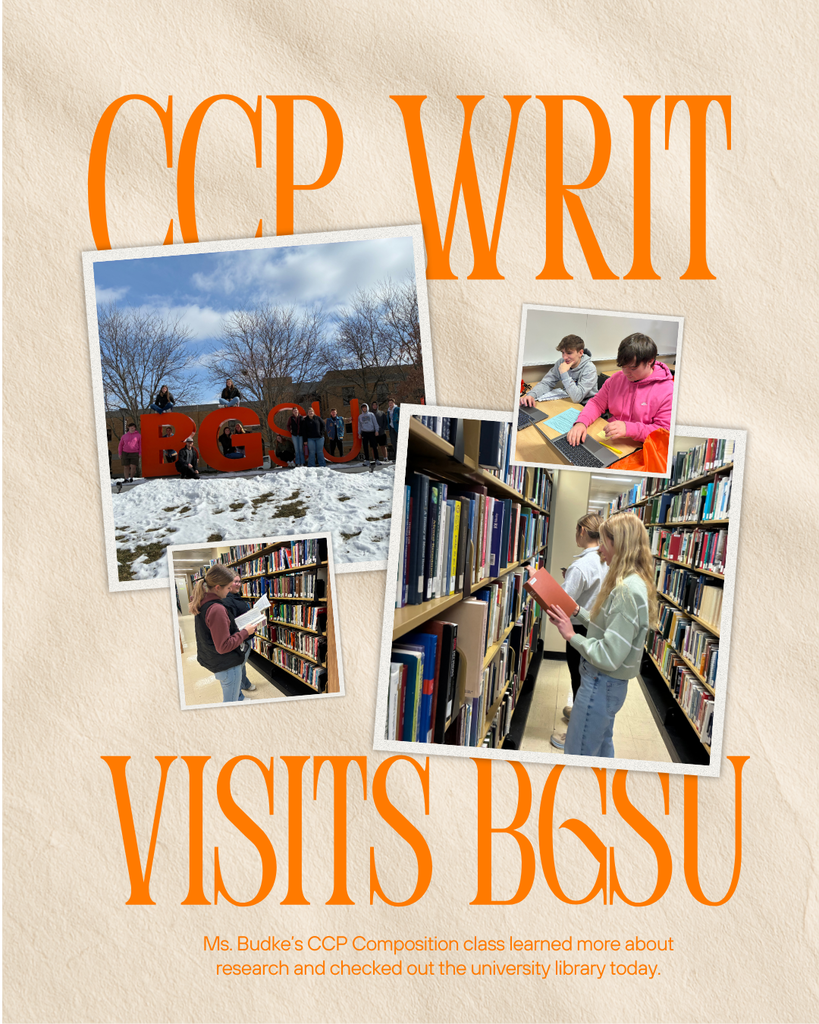 CCP Writing students visit BGSU