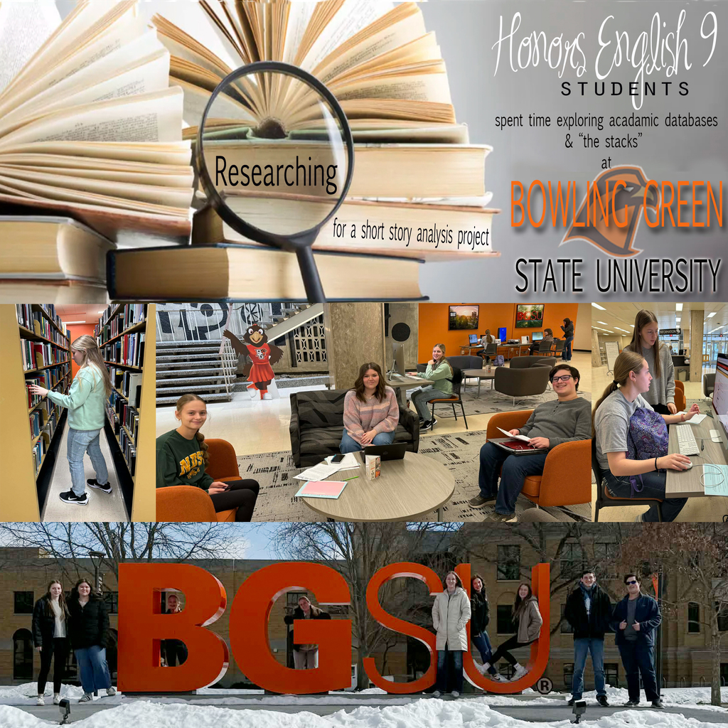 Honors English 9 research at BGSU