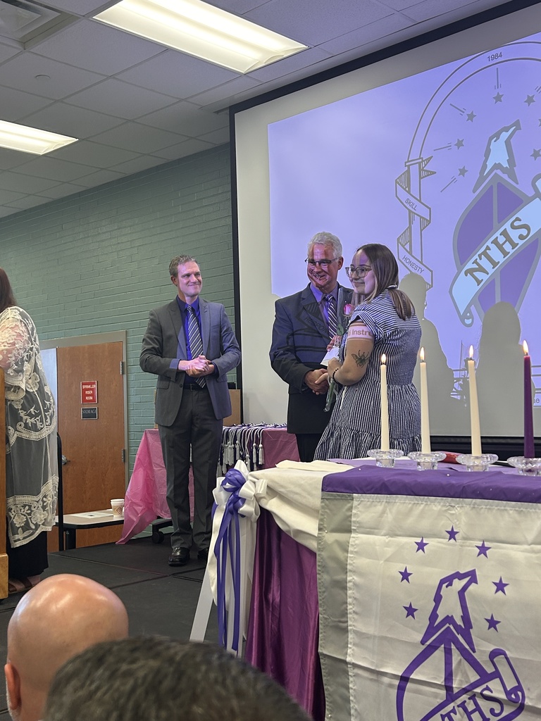 Ayersville and Four County senior Micah Bartley receives her NTHS cords and award.
