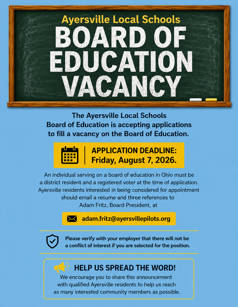 Board Vacancy Announcement