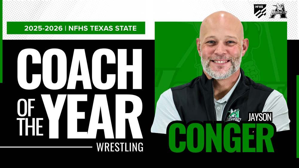 25-26 NFHS Coach of the Year - Jayson Conger
