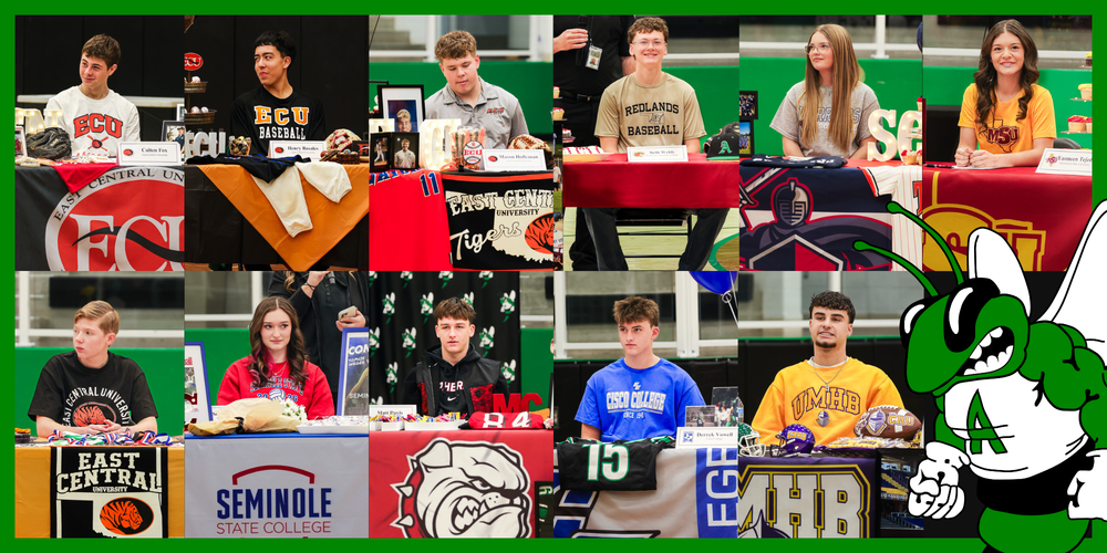 Signing Day Spring 2026 Photo Collage of all the athletes
