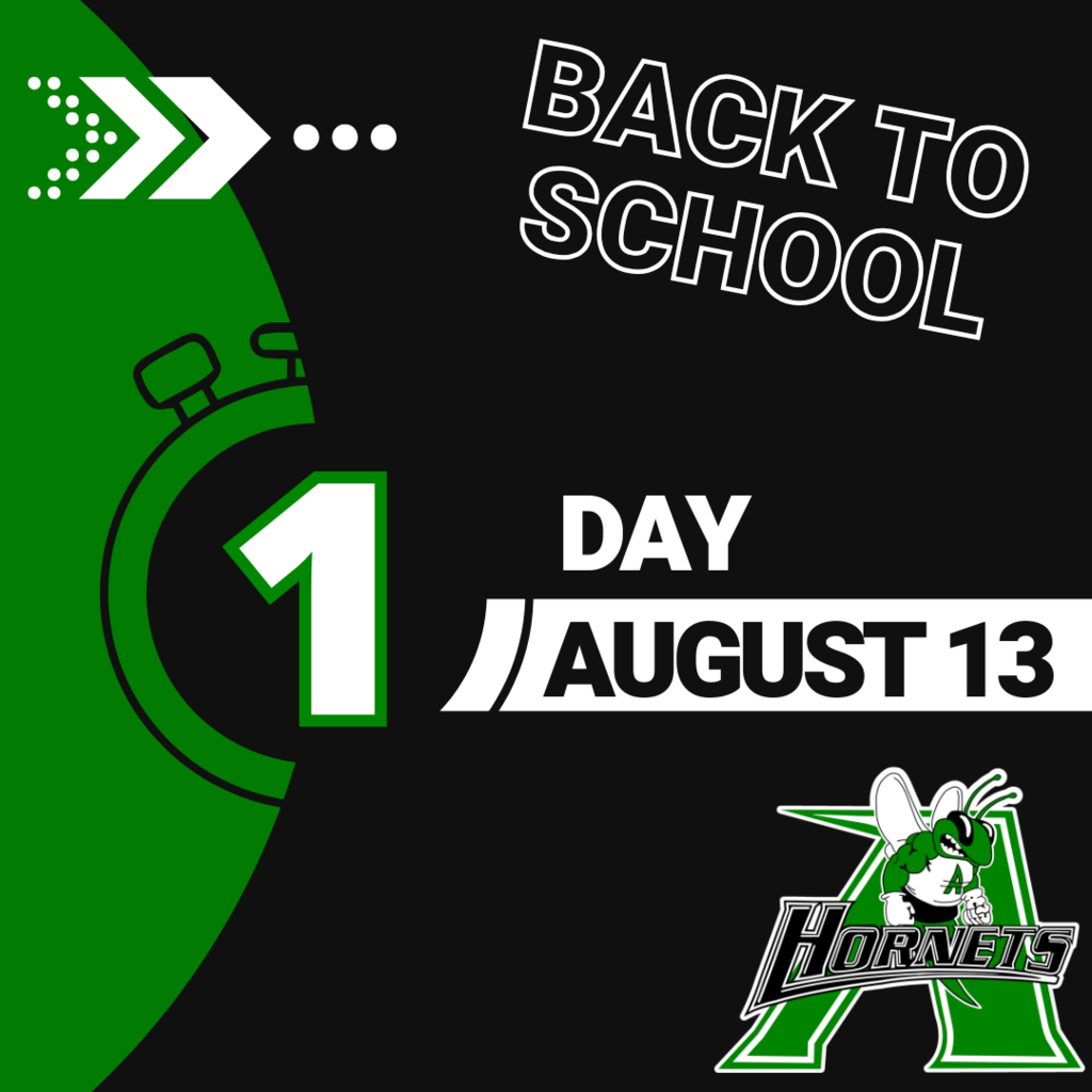 Back to School Countdown - 1  day (decorative image)