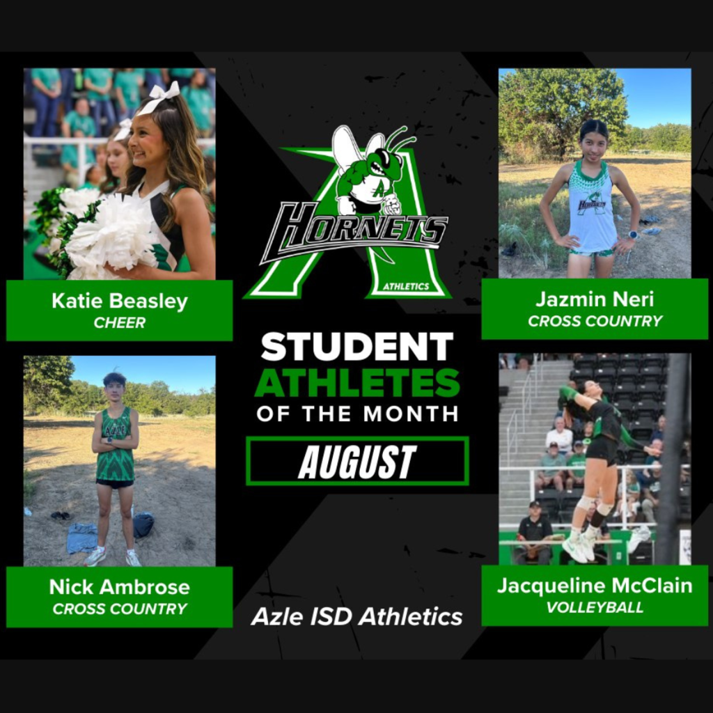 Student athletes of the month - August 2025 (decorative image)