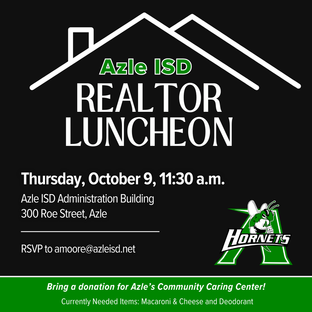 Azle ISD Realtor luncheon - October 9, 2025 (decorative image)
