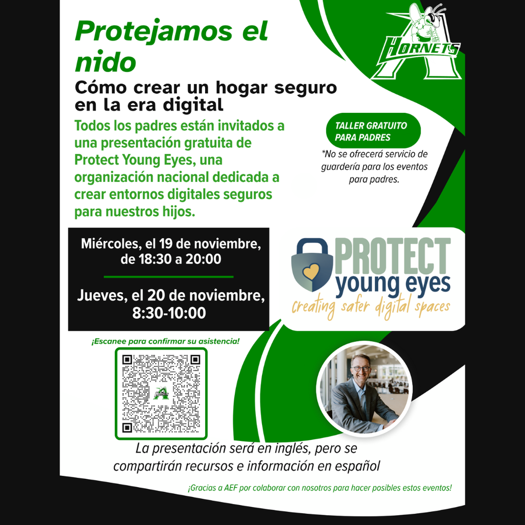 Protect Young Eyes Free Parent Workshop Nov. 19, 6:30 p.m. & Nov. 20, 8:30 a.m. @ Azle ISD Admin