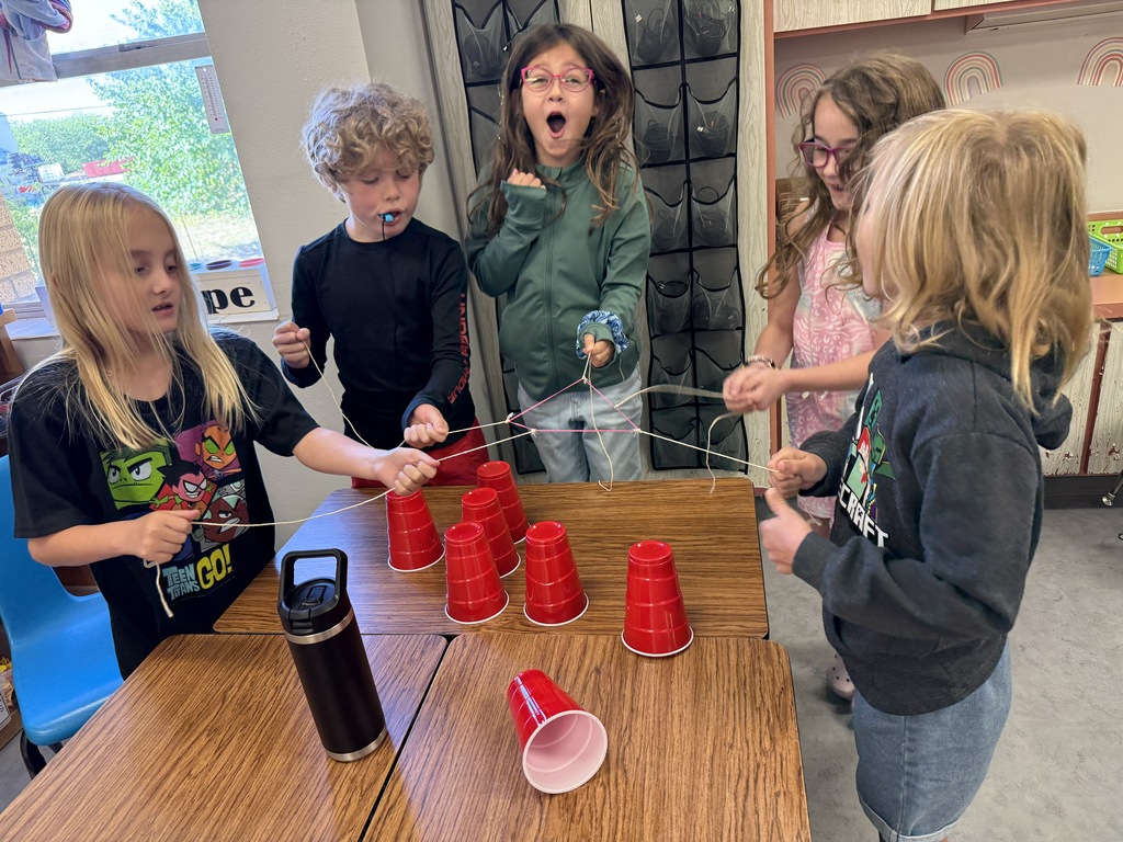 picture of students celebrating teamwork