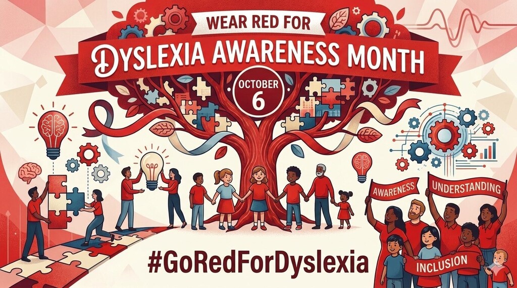 Dyslexia Awareness Graphic