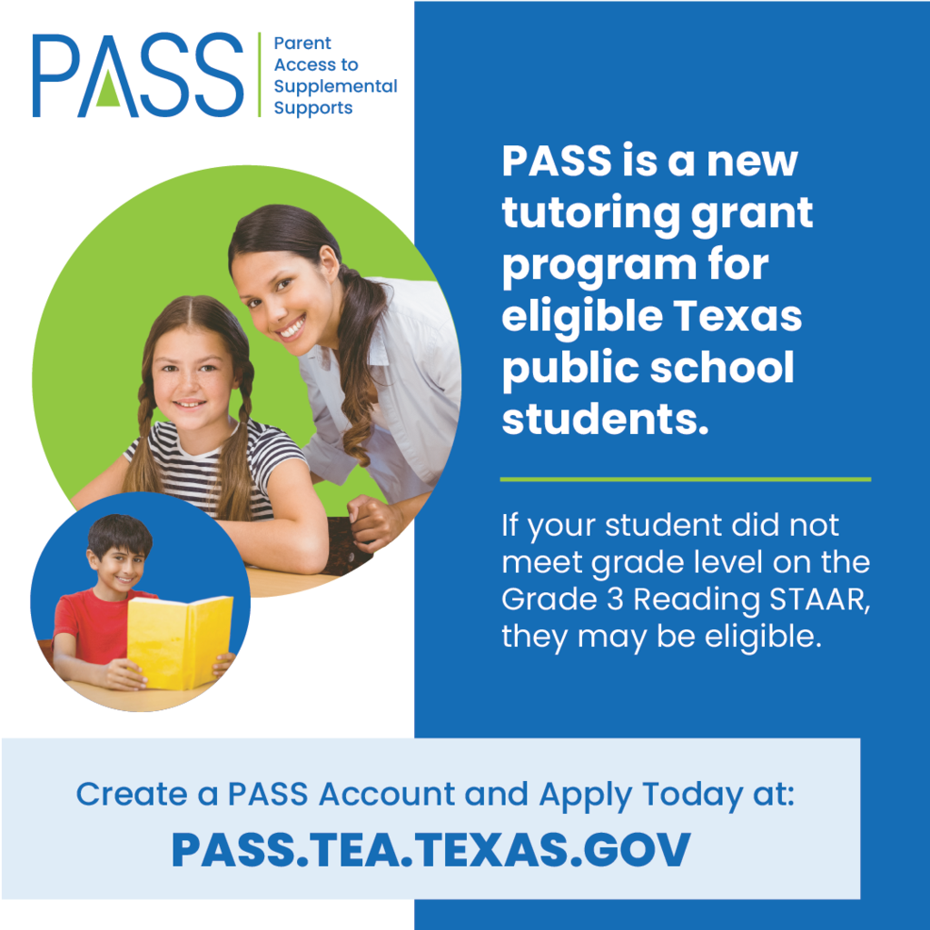 PASS tutoring grant program (decorative image)