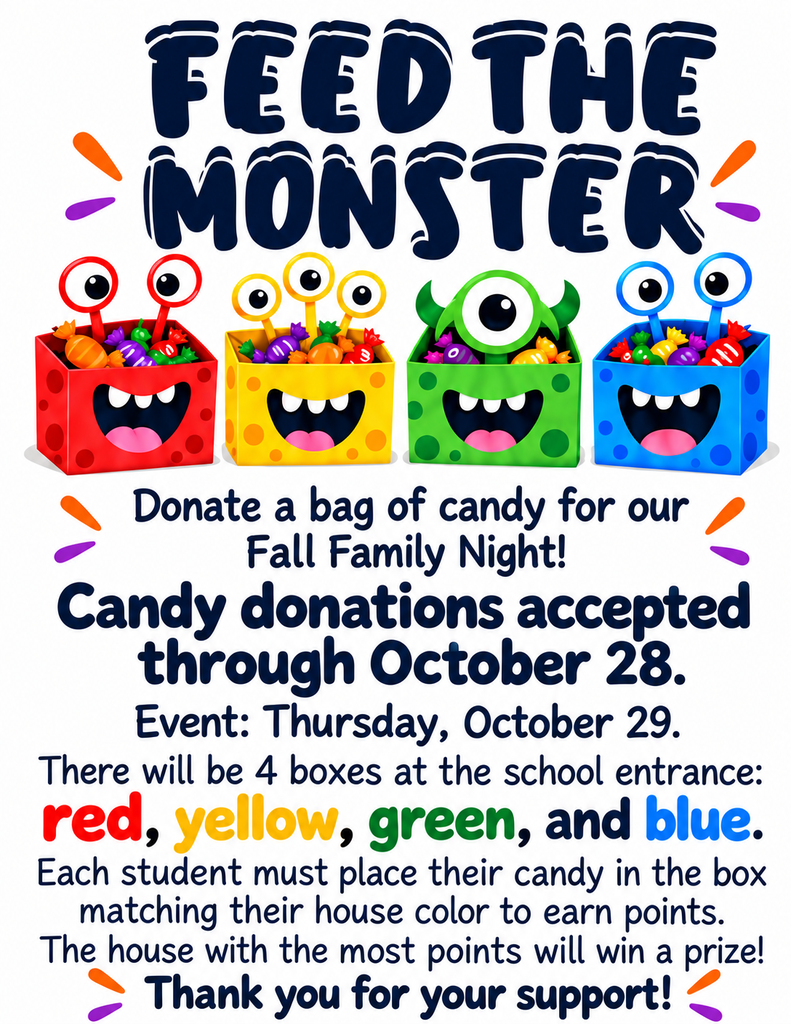 Candy Collection Flyer English